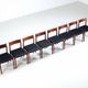 Arne Vodder model 418 dining chairs in rosewood Sibast Mobler Denmark 1960