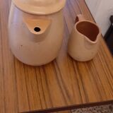 Coffee maker milk jar in sandstone