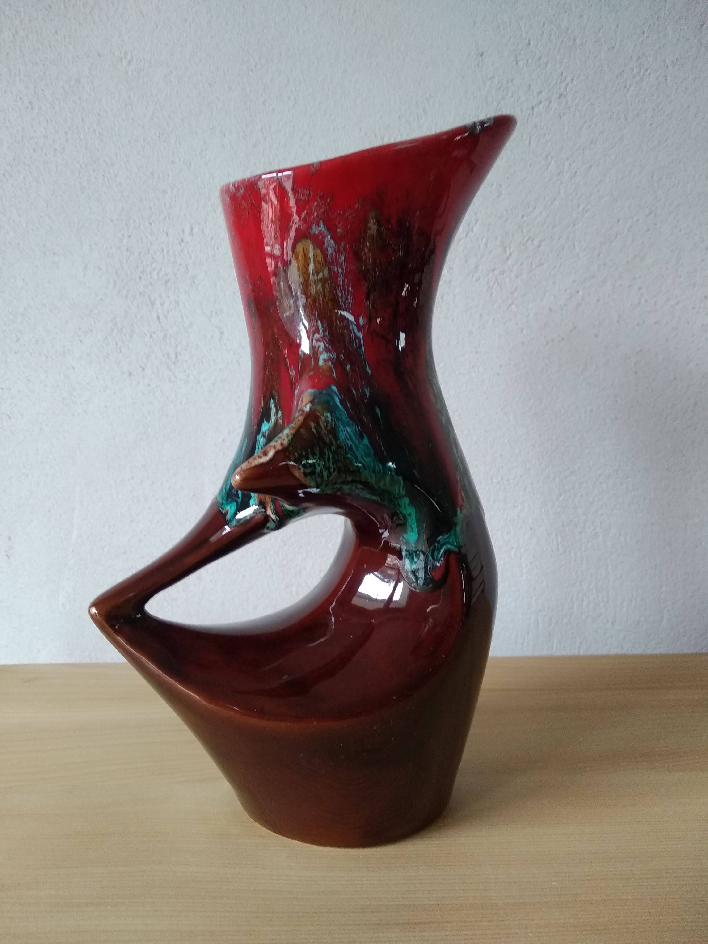 Vintage Vallauris ceramic vase