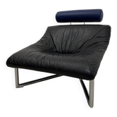 Vintage 1980s Leather Lounge Chair