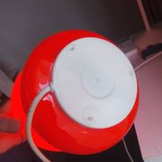 Space-age mushroom lamp opaline glass