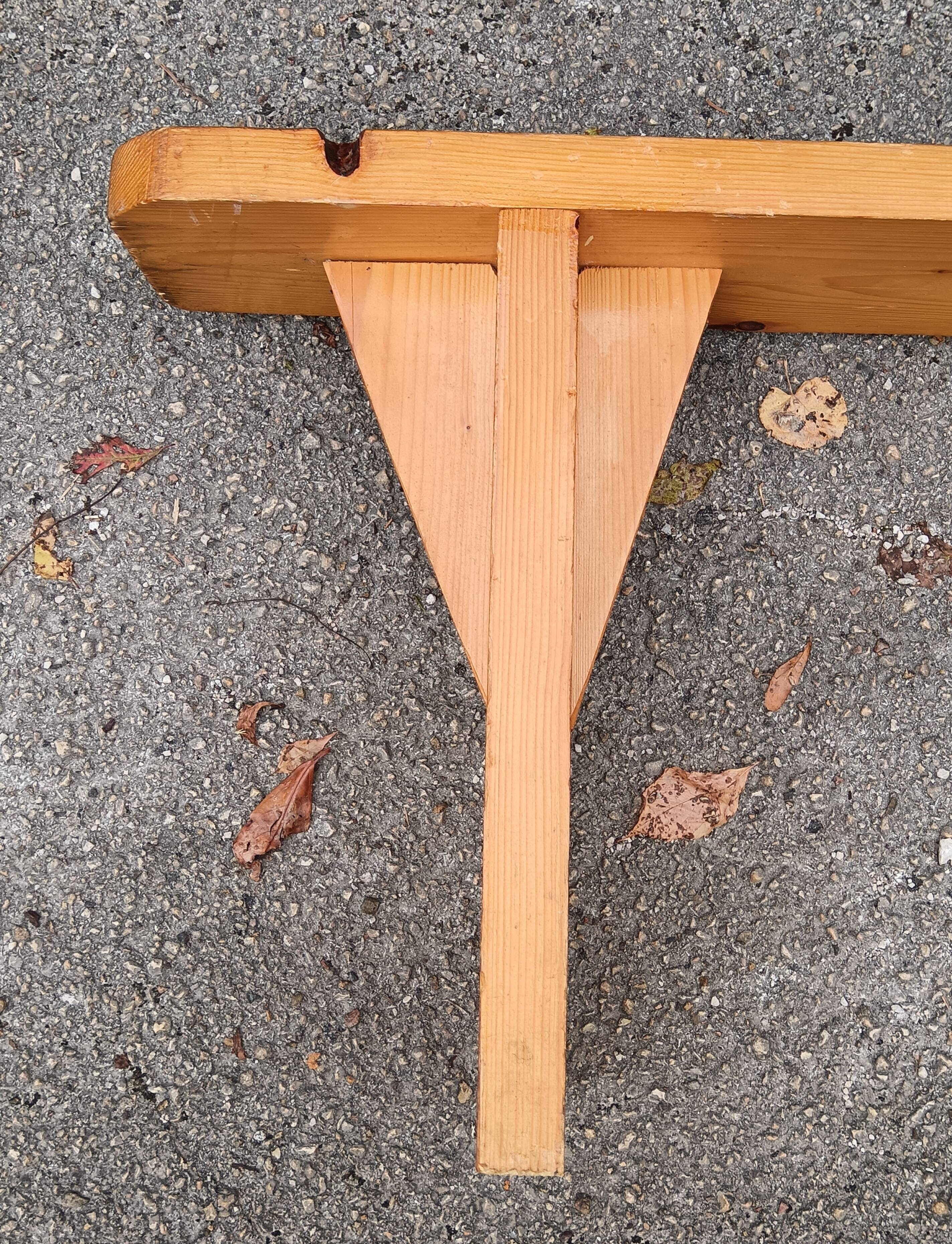 Minimalist pine bench 200 cm