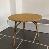 Vintage rattan coffee table