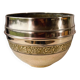 Large vintage brass planter