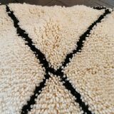 Benin Ouarain pure wool pouf