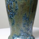 Rare petit vase ancien Alfred Renoleau grès émaux cristallins art déco