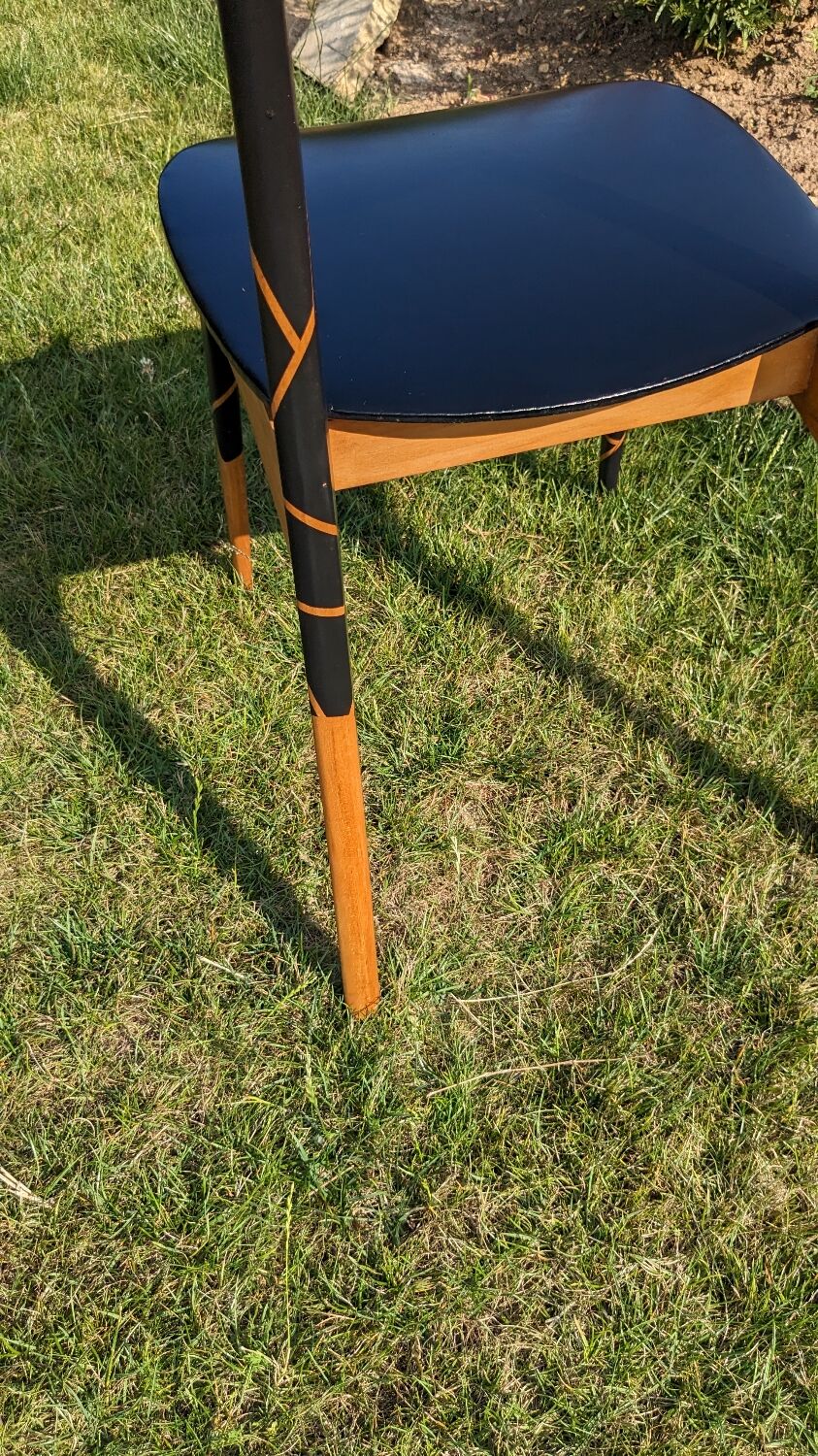 Vintage Scandinavian chair upgraded