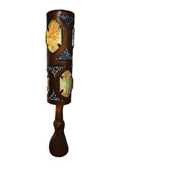 Lampadaire vintage poterie Accolay — Beyit