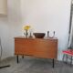 Buffet portes coulissantes en teck de Gunther Renkel pour Rego