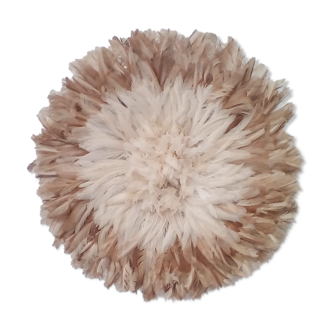 Juju hat blanc contour beige de 80 cm