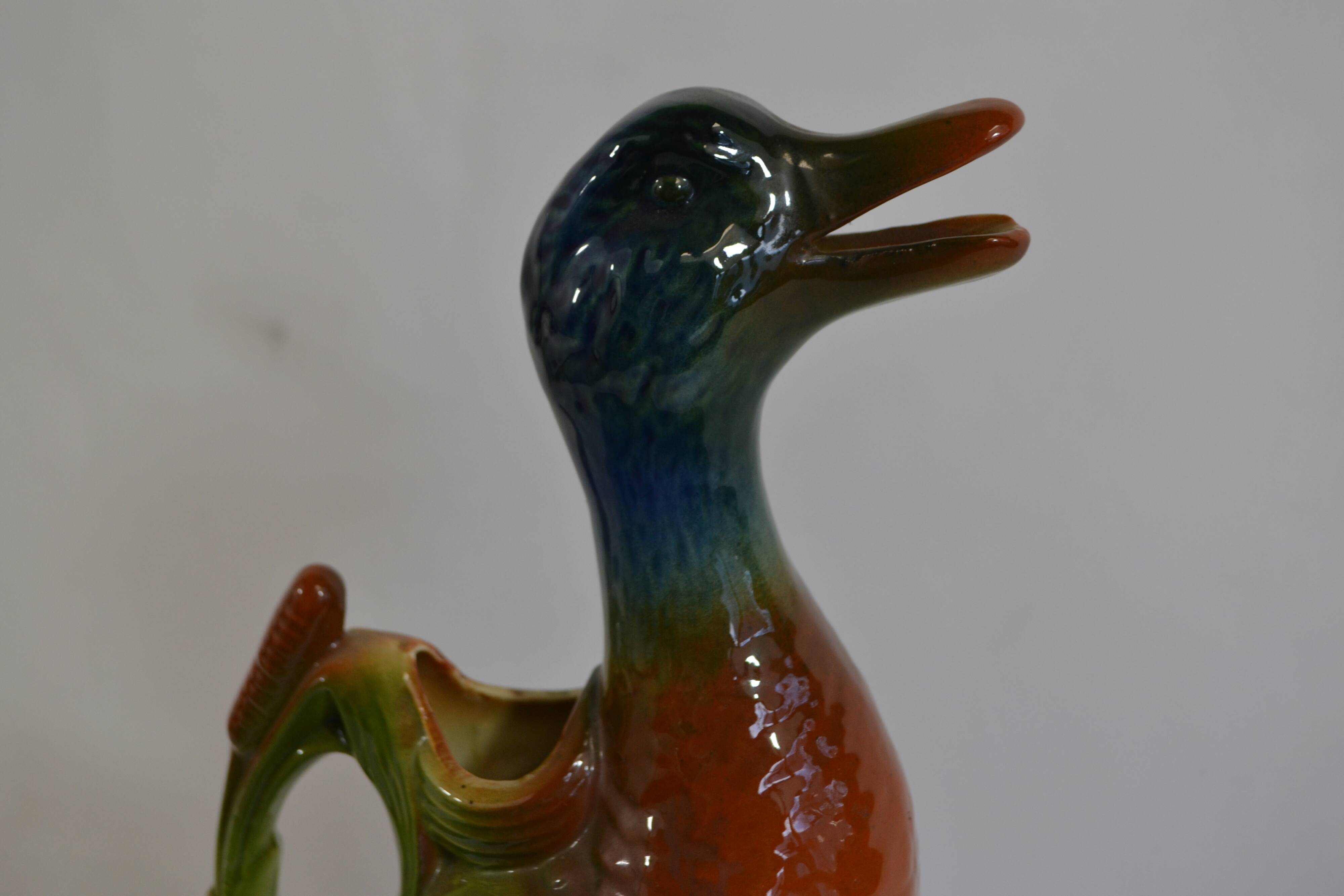 Vintage Ceramic Duck Pitcher