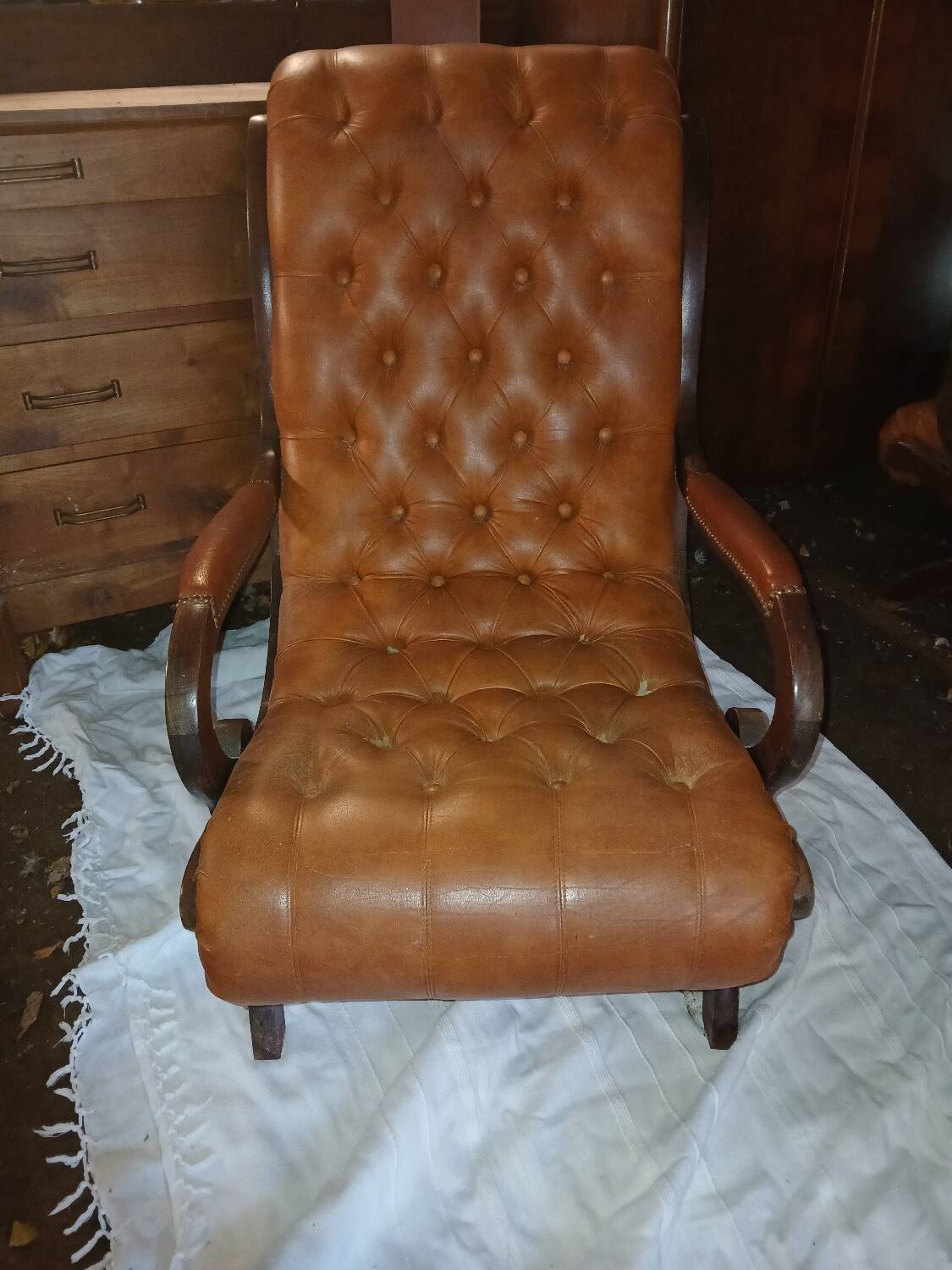 Chesterfield armchair
