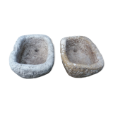 Pair of ancient stone troughs