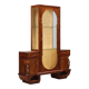 Vintage display cabinet in burl veneer, design, Italy, 1920s-1930s