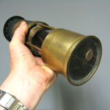 Old miner's lamp Naylor Wigan. Mines