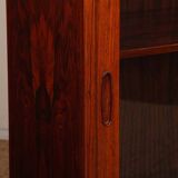 Scandinavian rosewood display cabinet by Poul Hundevad, 1960