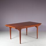 1960s Teak extendible dining table by TV Meubles Paris, France