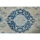 1970s Vintage Persian Handmade Wool Cotton Beige Area Rug 294x398