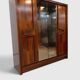 Modernist mahogany wardrobe with smoked mirrors (late 1970s)