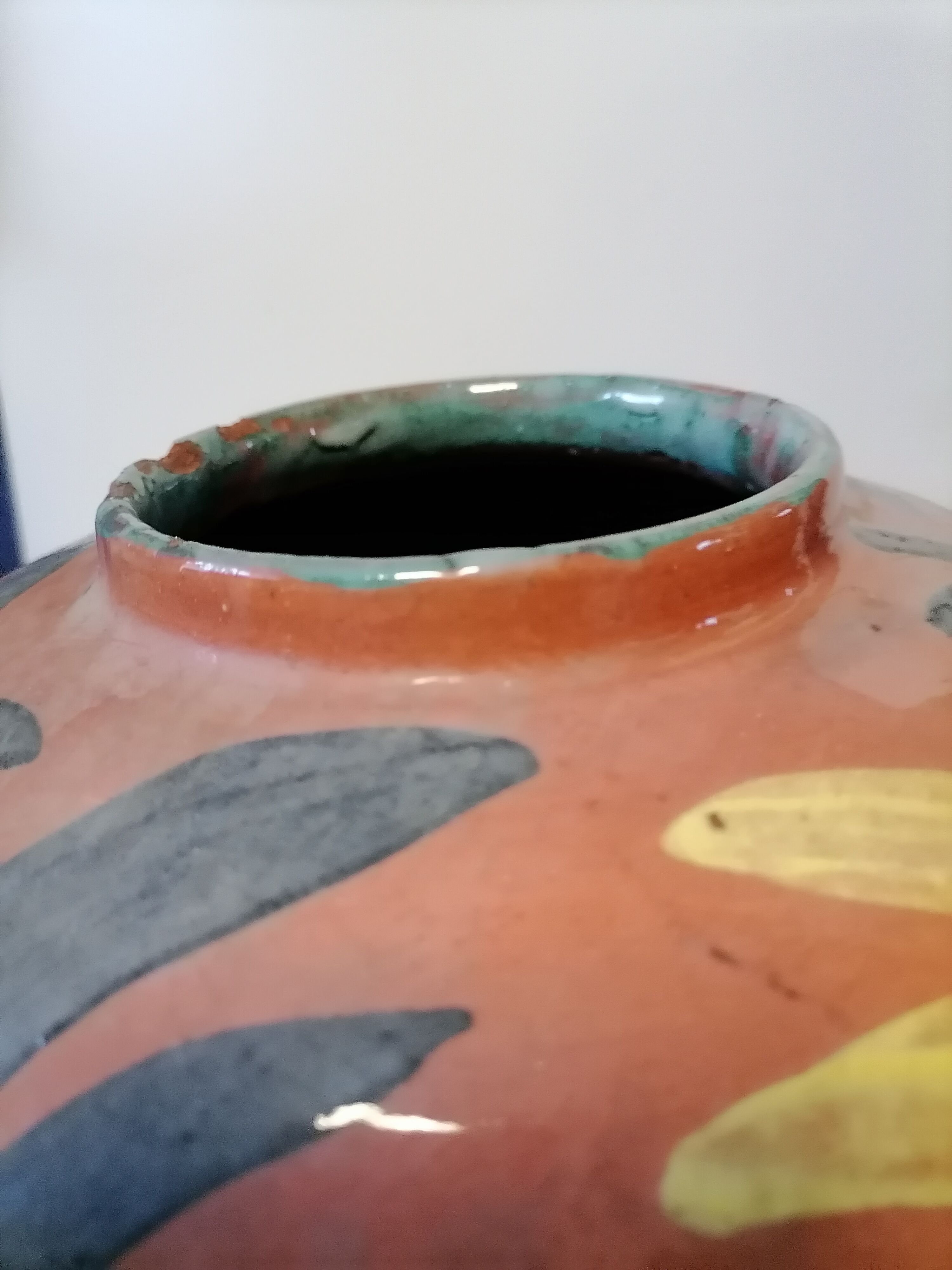 ceramic ball vase