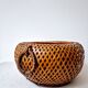 Japanese Style Bamboo/Rattan Woven Basket - Vintage