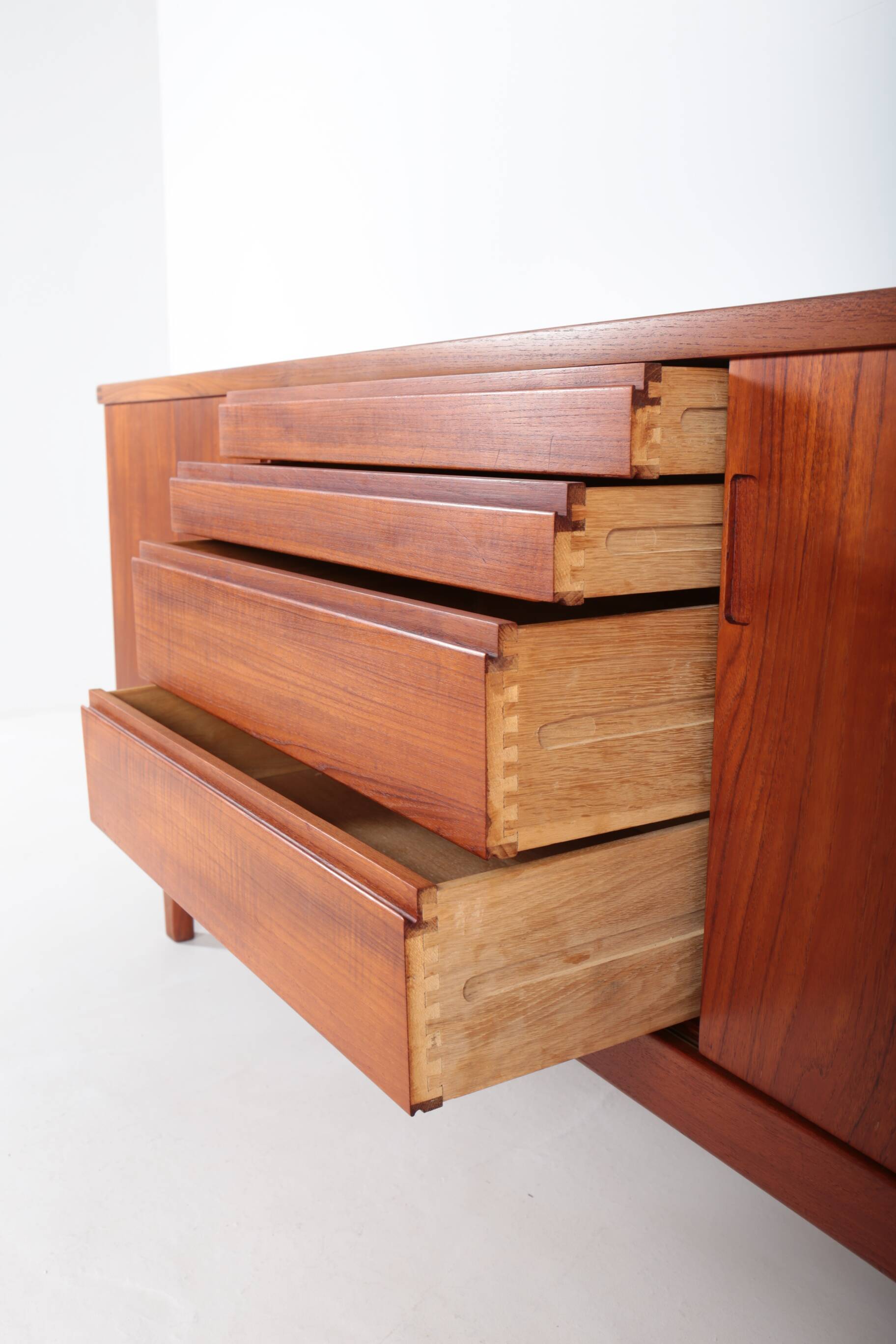 Danish teak sideboard by Henning Kjaernulf for Vejle Stole