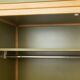 Four-piece Flötotto wardrobe system, 1970s, green, beech, HPL