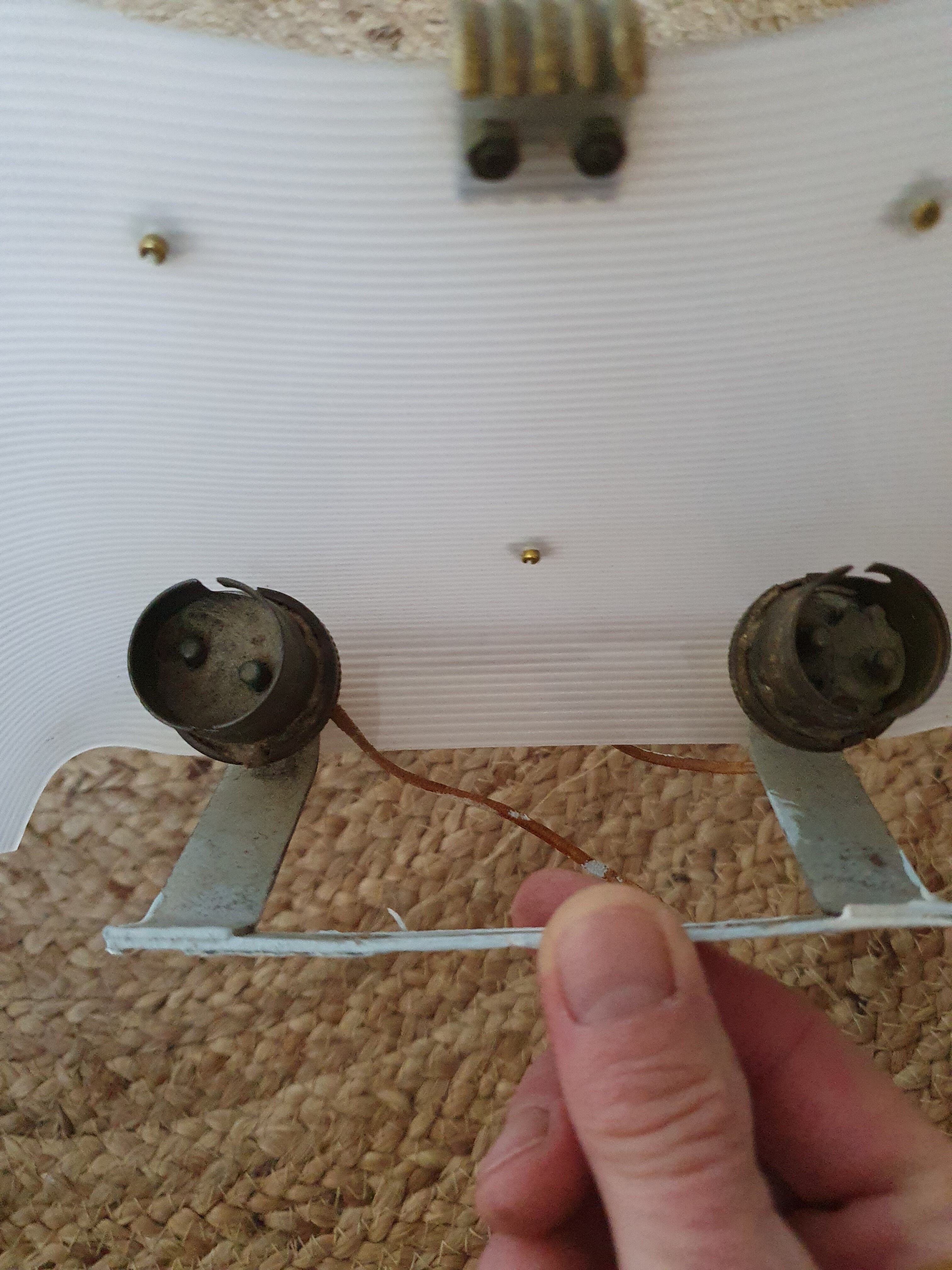 Pair of vintage wall lamps