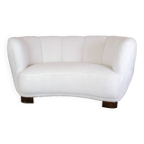Banana sofa in wool from 1940s