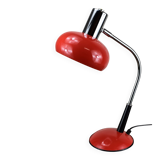 red vintage desk lamp