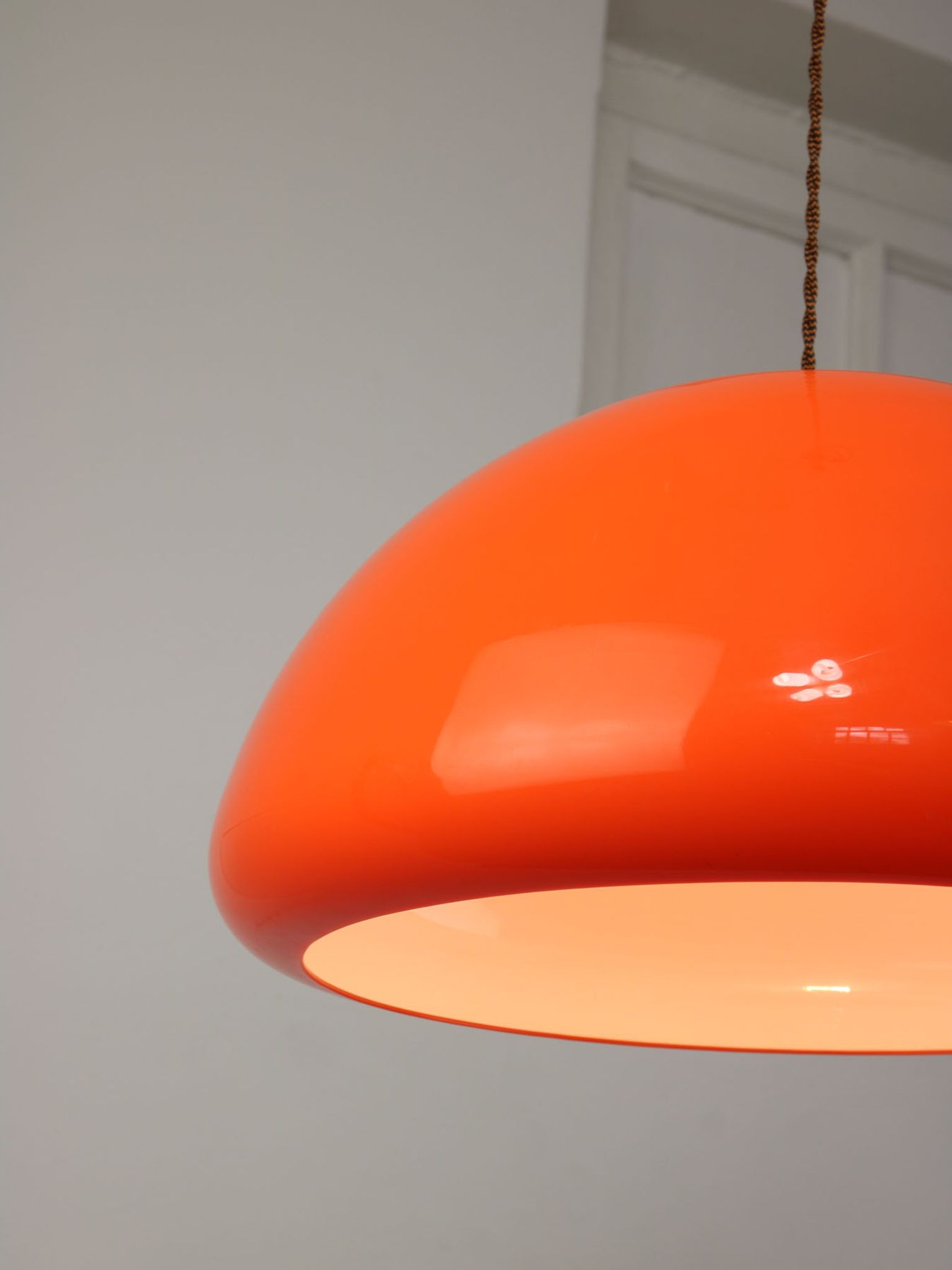 Lampe Cabras par Luigi Massoni pour Guzzini, années 1960
