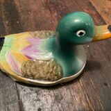 Ceramic duck signed YR