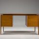 Mid-Century Teak Freestanding Desk from GV Møbler, 1970s