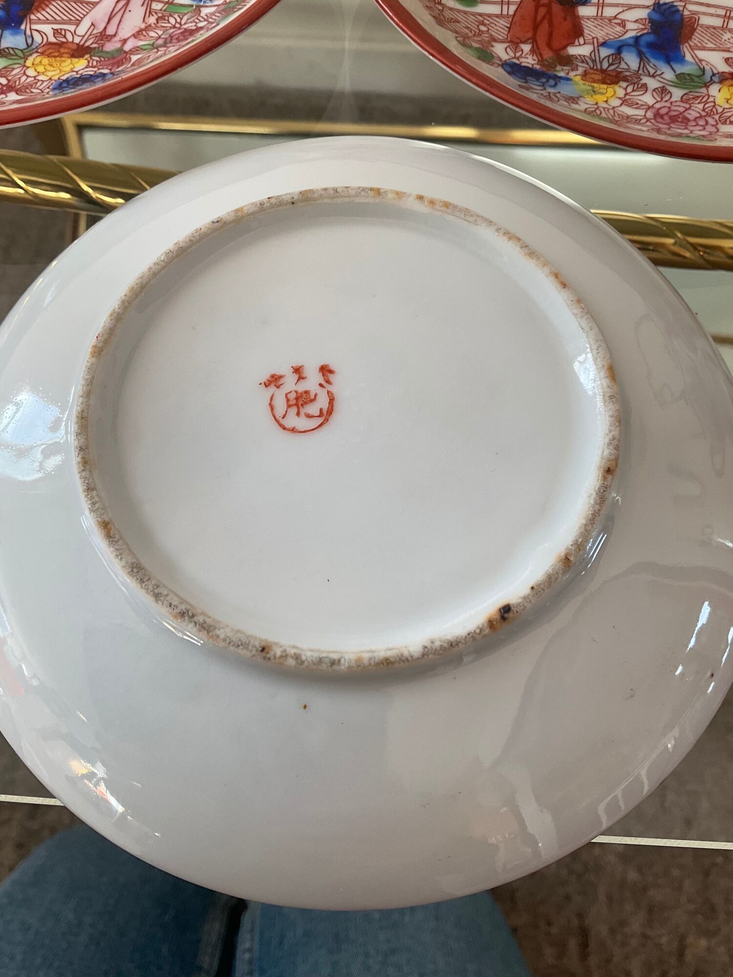 Old Japanese fine porcelain tea set