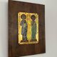 Vintage religious icon frame flea market