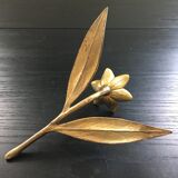 Brass flower paper press