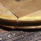 Oval mirror XIXth 43x56cm