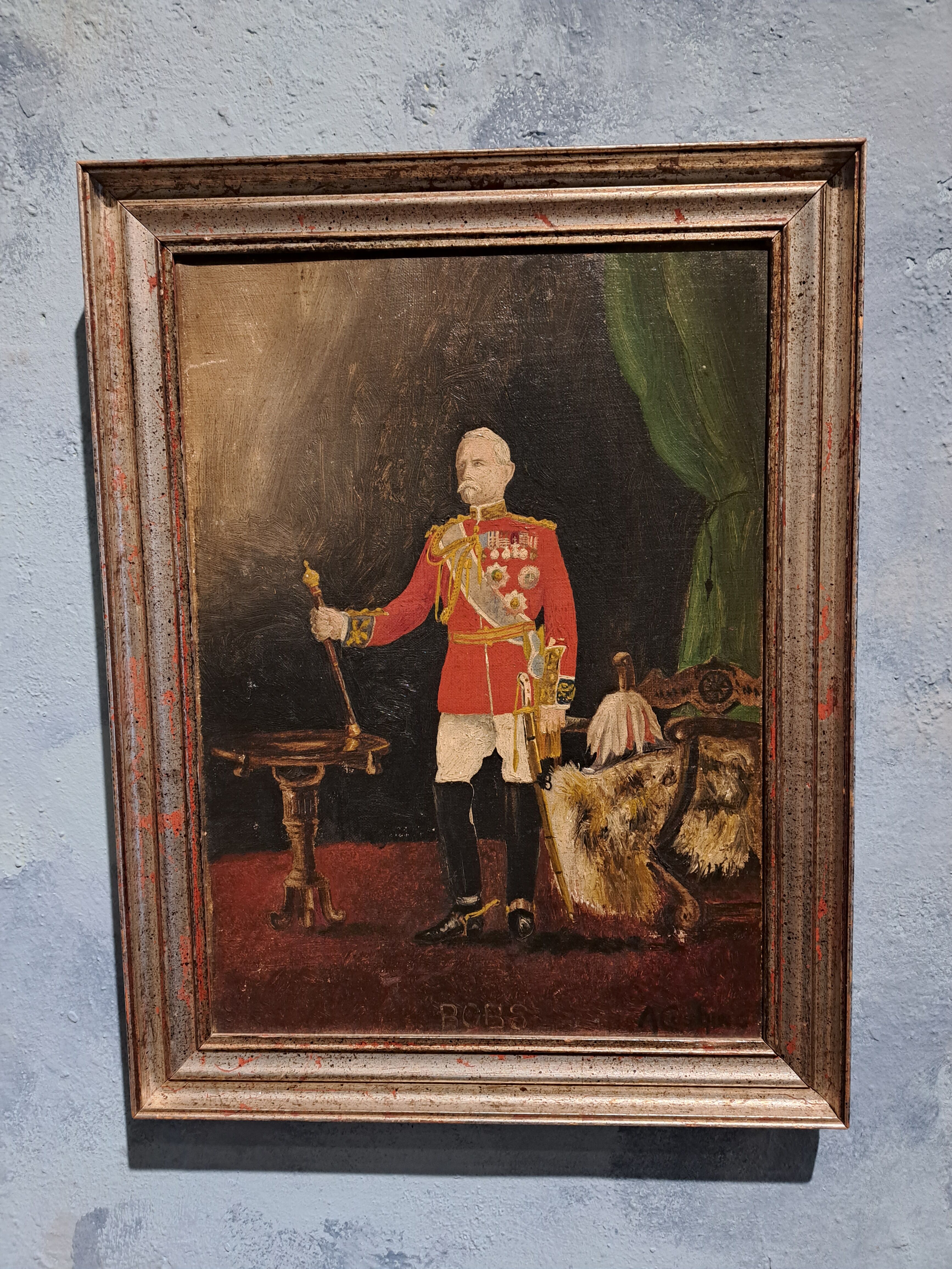 Painting of an English Officer