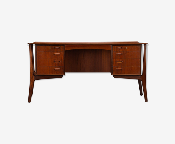 Bureau design en teck vintage danois par Svend Age Madsen pour HP Hansen, années 1960