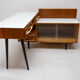 Corner writing desk with a bookcase by Mojmír Požár for ÚP Závody
