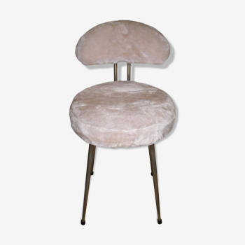 Pelfran chair beige moumoute 1970