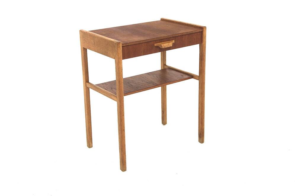 Scandinavian teak bedside table, Sweden, 1960s