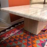 Travertine coffee table Italy 1970