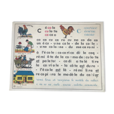 Vintage school poster