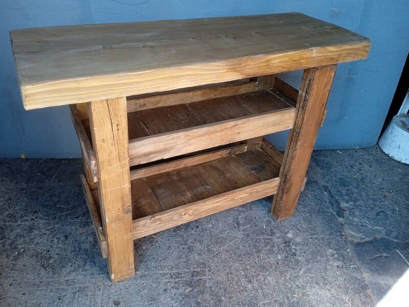 120cm workbench solid wood antique furniture