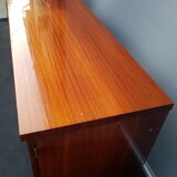 Mahogany, sycomore and brass sideboard, 1961