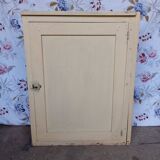 Antique workshop storage cabinet with one door