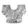Christer Sjögren Brutalist Crystal Candle Holder, 1960s, Signed