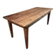 Antique French oak dining table – circa 1900 – farmhouse table with drawer
