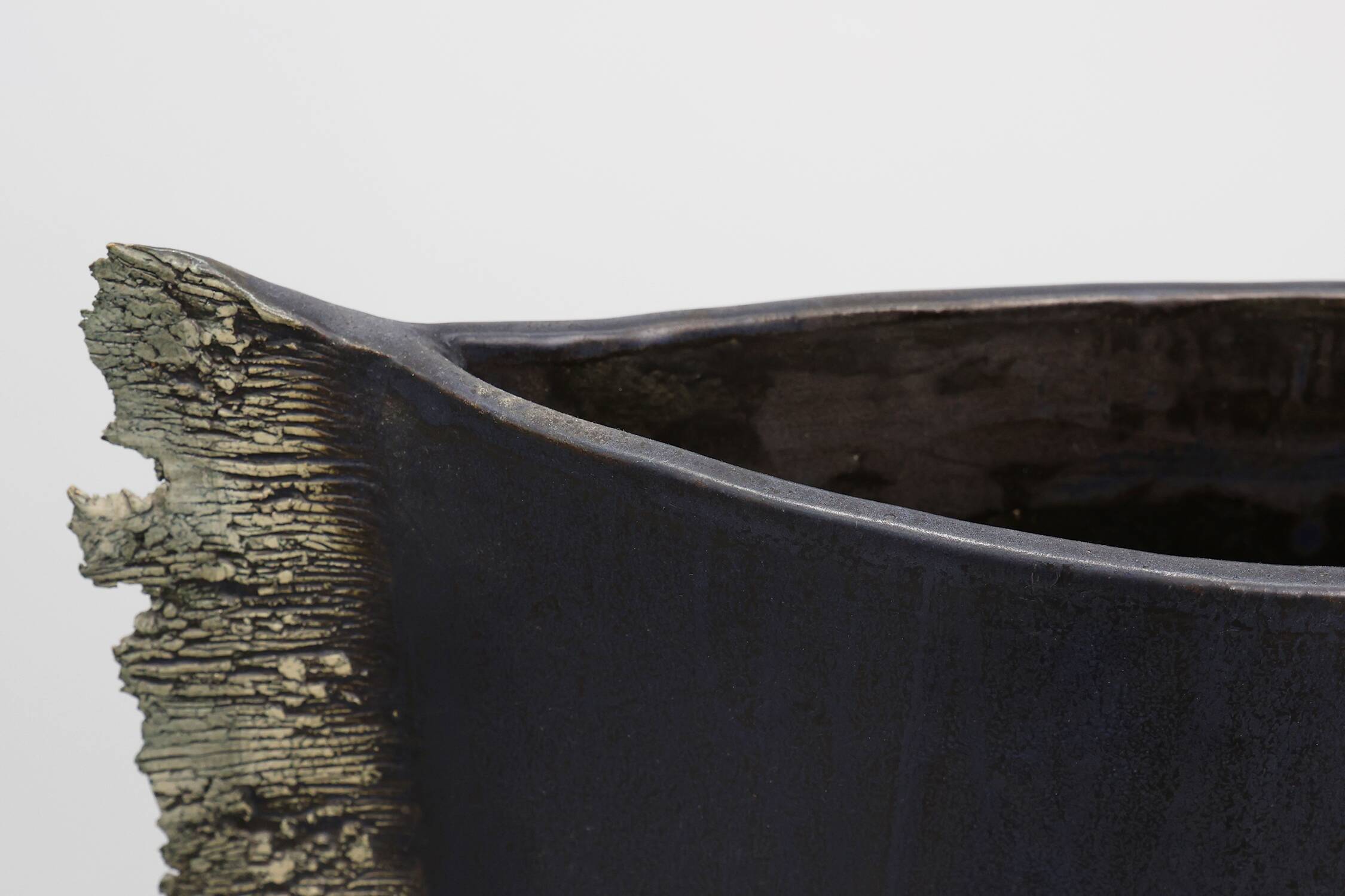 Vase en céramique française signé, France, vers 1960